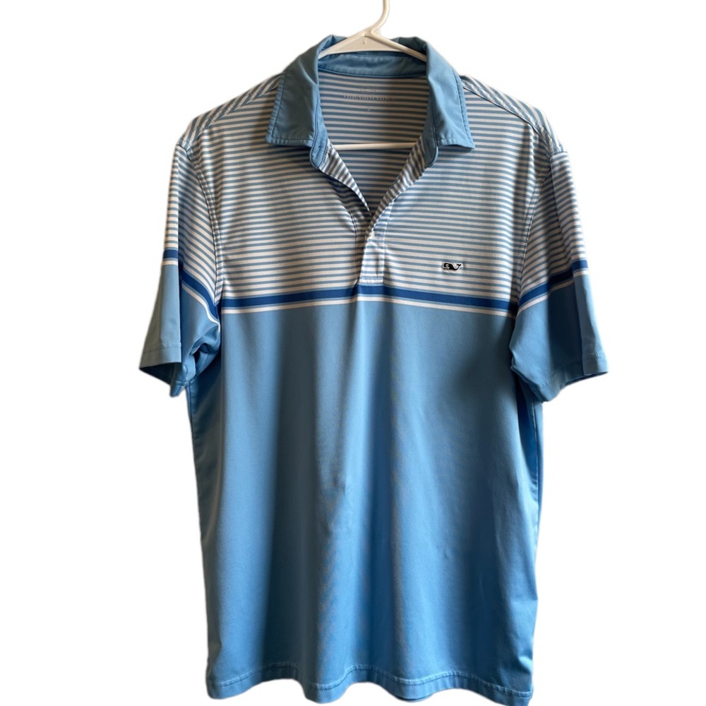 Vineyard Vines Mens Performance Polo Blue Size Small